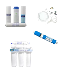 Lieferumfang Osmoseanlage ohne Pumpe, Trinkwasserfilter zuhause