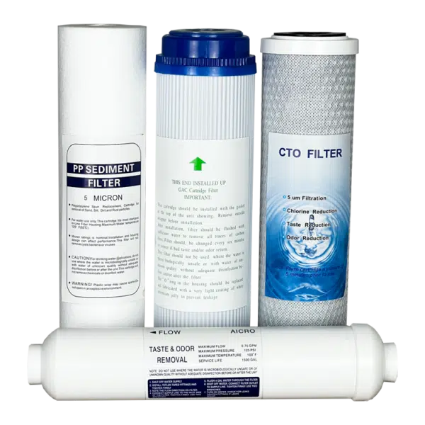 4 Vorfilter gesundes Trinkwasser