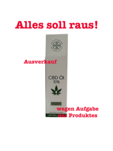 CBD Öl Ausverkauf!