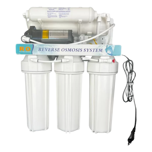 Umkehrosmoseanlage mit stromsparender 24 V Booster-Pumpe – garantiert höchste Wasserreinheit auch bei schwachem Leitungsdruck